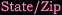 State/Zip